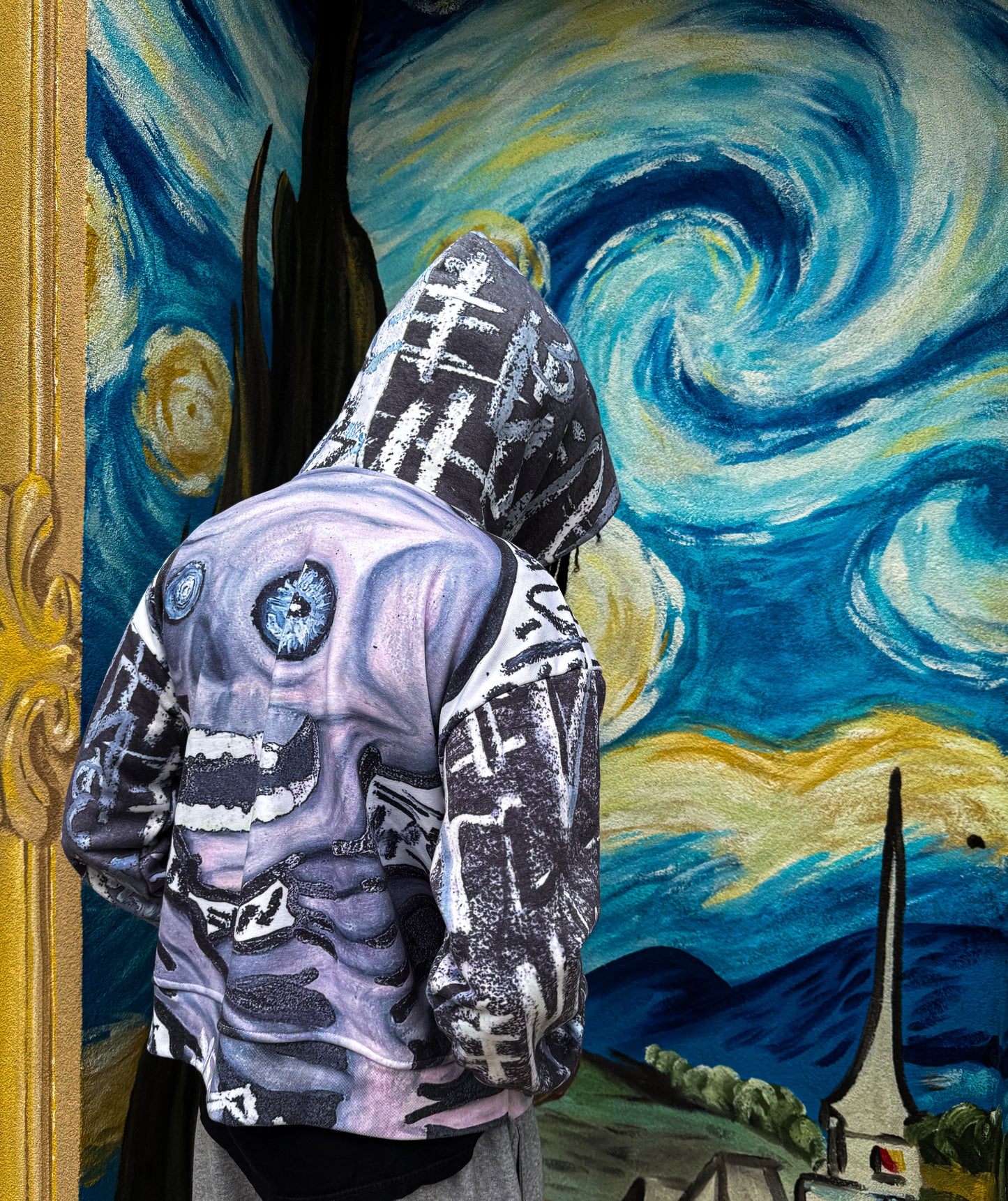 "Marble Grim" Geeked Out Hoodie