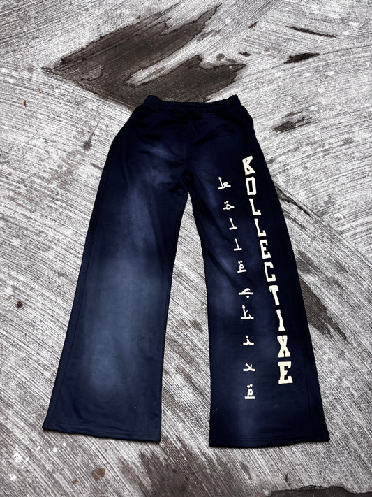 DOUBLE TEXT SWEATS - NAVY