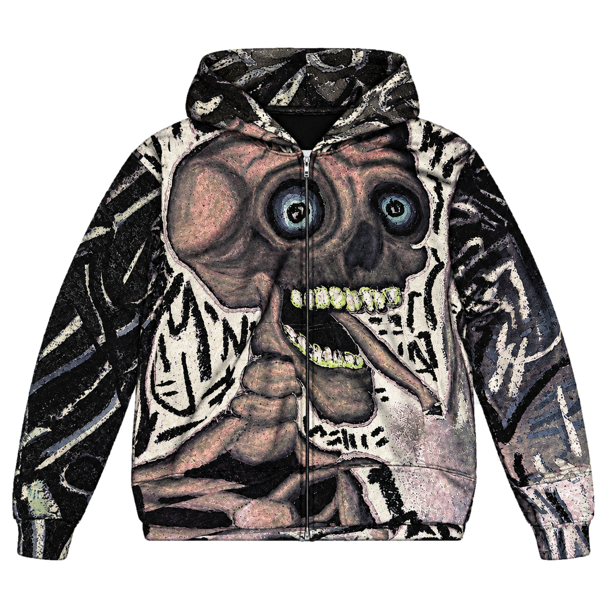 "Marble Grim" Geeked Out Hoodie