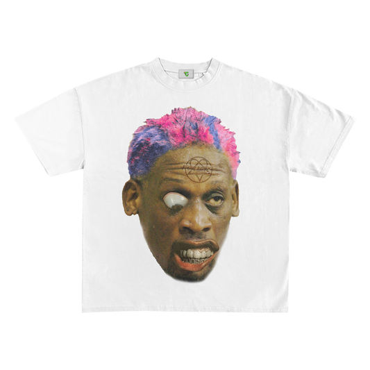 F***** UP RODMAN TEE - PINK/BLUE